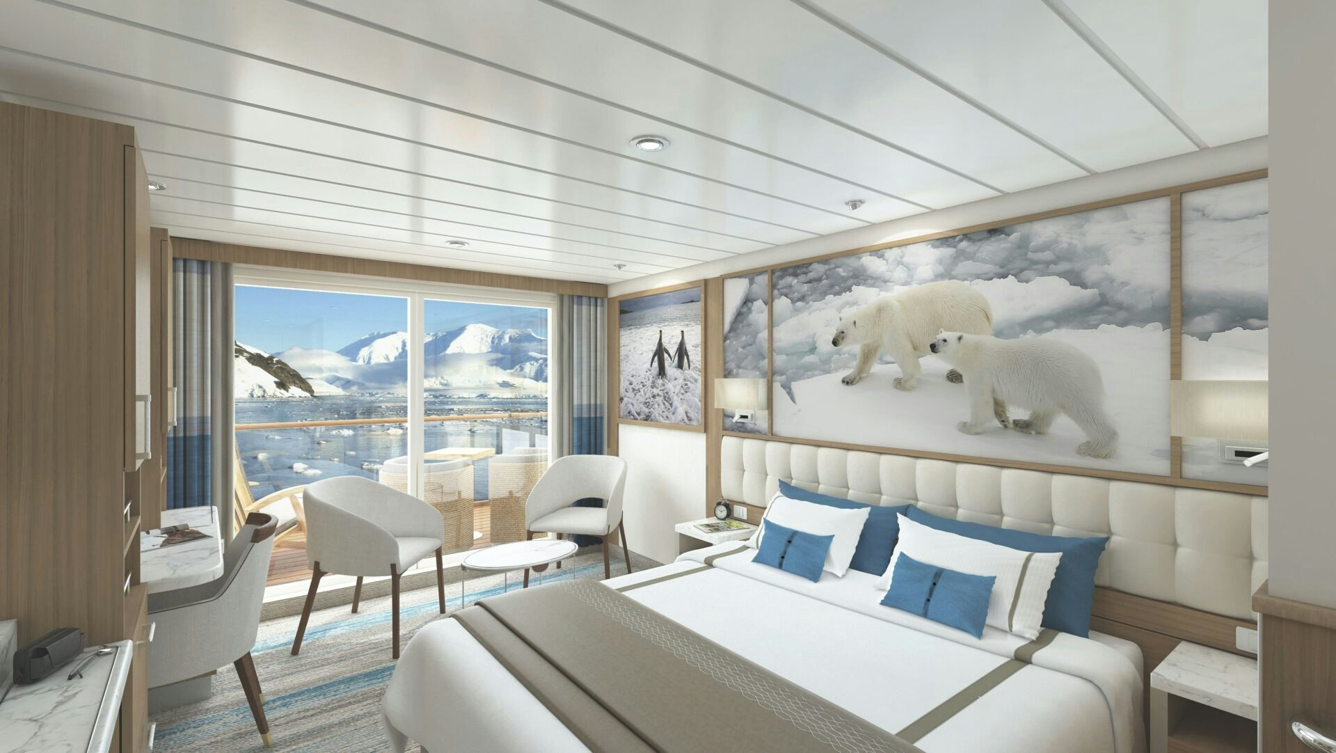 Balcony Stateroom Category A Bedroom